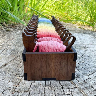 ����վ�¿�  Wooden Animal Bobbin Set ��Ȥ��ľ�Ƅ��ﾀ�S���b