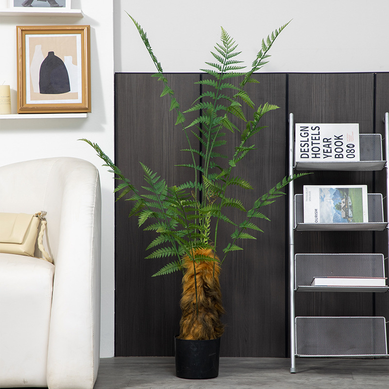 Planta artificial de lujo tipo “Ave del Paraíso”, diseño europeo de alta gama, ideal para decoración interior de sala u oficina