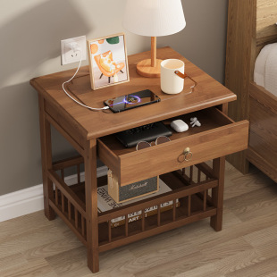 Bedside Table Simple Small Bedroom Bedside Table Room Storage Rack Side Cabinet Non-Solid Wood Special Price New Style