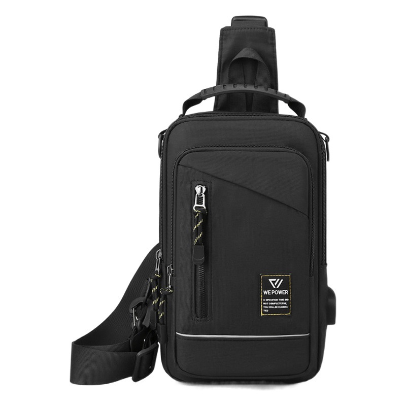 Nuevo estilo de moda para hombres, bolso de pecho, bolso de hombro al aire libre, bolso de pecho, bolso de hombro casual coreano