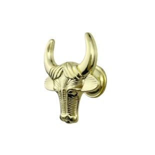 New zinc alloy cow shape handle cow head handle creative animal handle wardrobe cabinet handle
