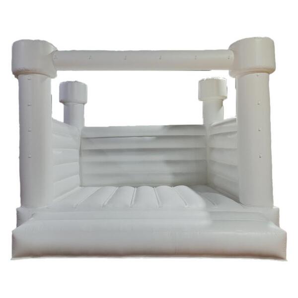 Travel inflatable white children's trampoline
