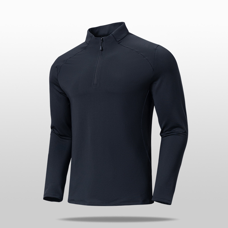 New autumn/winter trendy casual long-sleeved men's sweatshirt, soft and comfortable base layer, fashionable and versatile 4D textured jacquard.