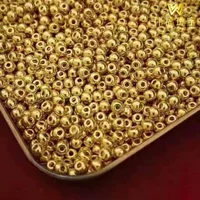 Золотая стопа золото 999 трансферных бусин 3D жесткие золотые бусины Свободные бусины маленькая красная книга маленькая золотая фасоль DIY Золотой браслет аксессуары