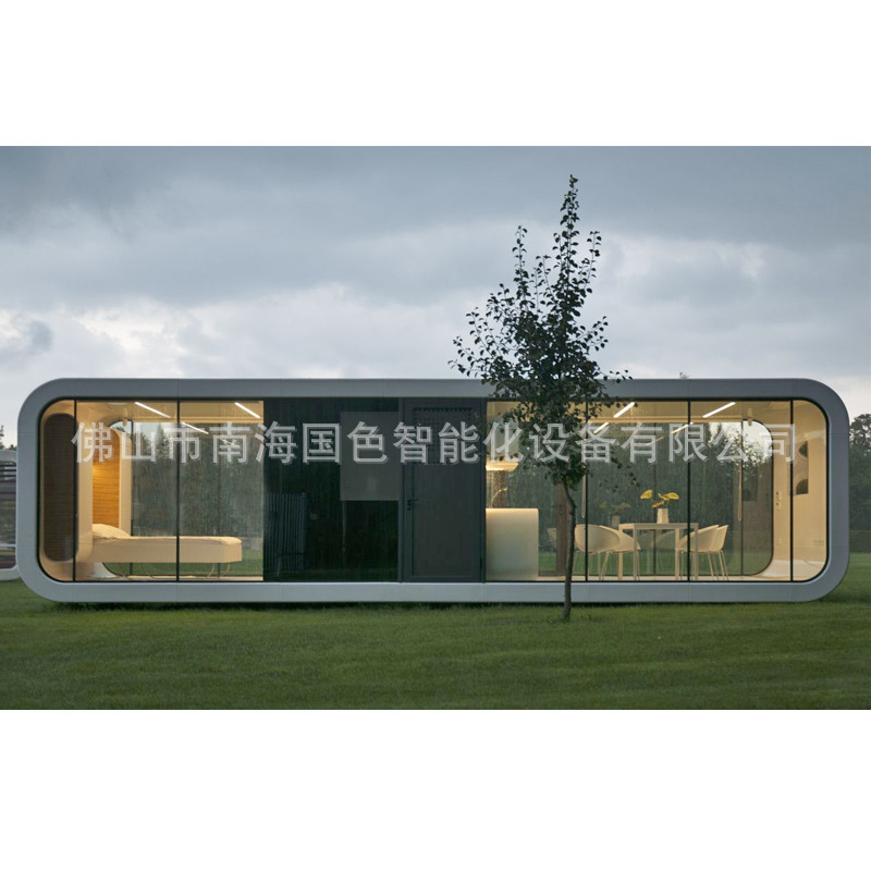 Área escénica de alta gama Campamento Apple Cabina B & B Vivienda de apoyo Red Red Camping Space Cabina Hotel inteligente Habitación contenedor