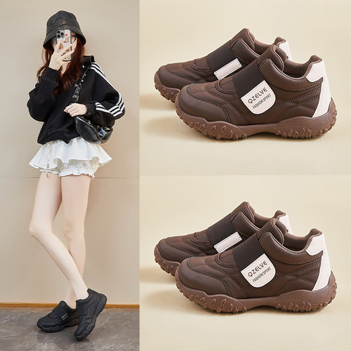 Ins Korean version new dad shoes for women, autumn student sports running casual beat thick sole height K18-1