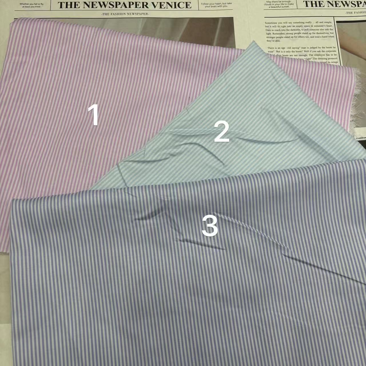 涤棉男装女装衬衫条子包包布童装工作服连衣裙防晒衣里布包边布