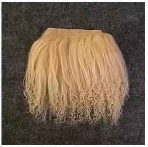 Alta calidad tan lana pelo fila bjd belleza nudo cerdo monstruo soldado monstruo ob11 Gao Ke Er multicolor 6 puntos bebé peluca