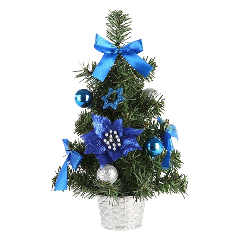 Navidad árbol decoración fábrica directa mini árbol artificial mini decoraciones familia Navidad regalos 20cm