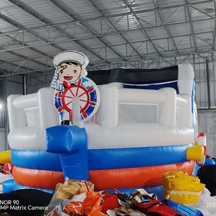 Customized Cross-Border Inflatable Water Slide Pool Combination Children's Inflatable Castle Outdoor Large Slide