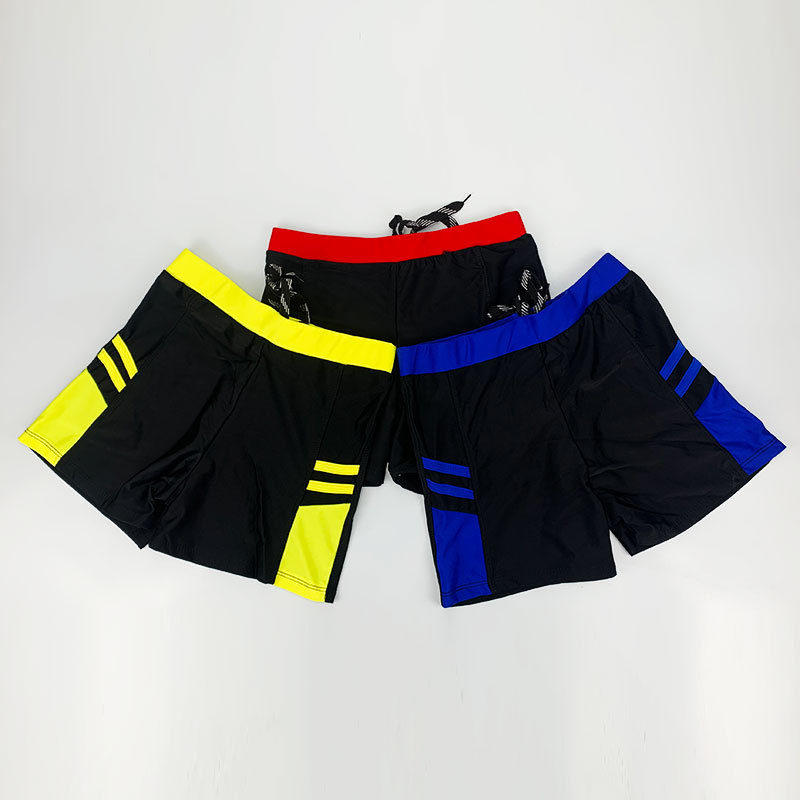 Bañador para niños boxeador de niños bañador de cintura ancha color a juego bañador buena tela más tamaño niños medianos y grandes bañador de Estudiante