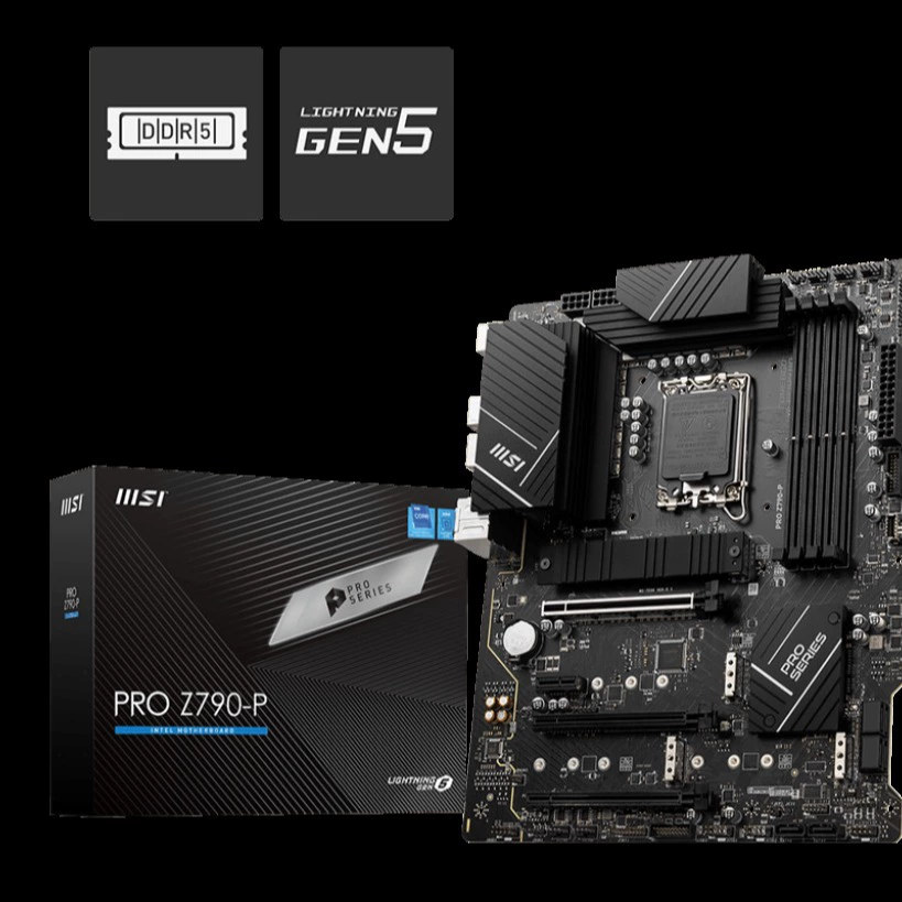 Совместимо с MSI PRO Z790-P DDR5 PRC материнская плата 12/13 поколения CPU Совместимо