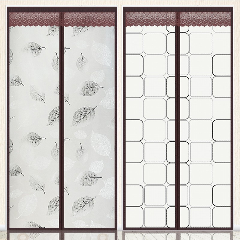 Summer magnetic windproof curtain