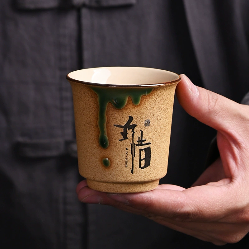 Ceramic tea cup, tea set for home use, handmade