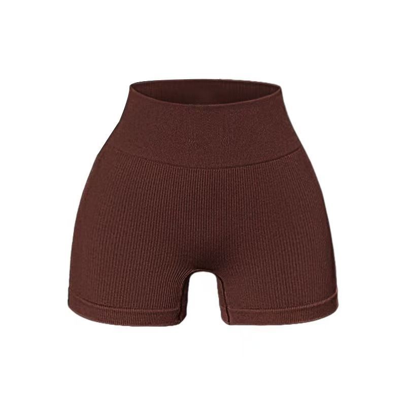 2024 sin costura rosca de mel mel melon hump lifting hump pantalones de gimnasio de cintura alta correr pantalones cortos de yoga tres puntos