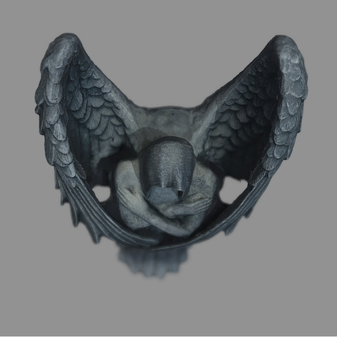 黑暗天使雕像树脂工艺品摆件