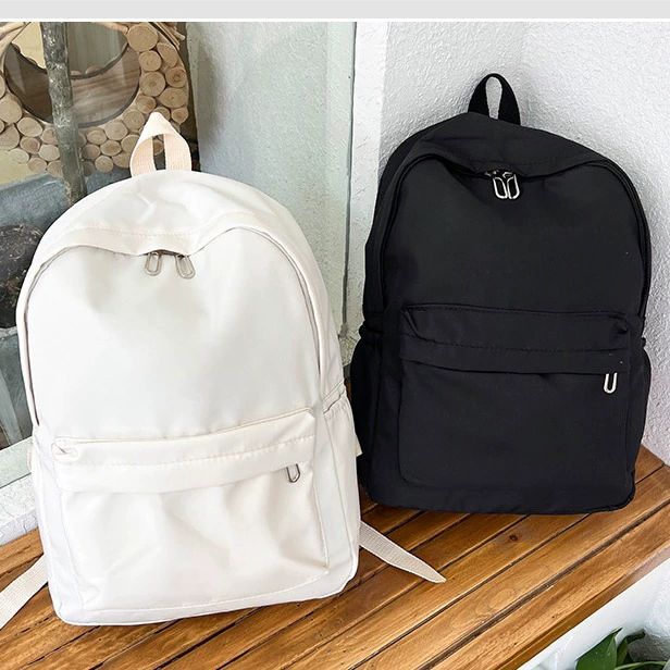 (Кросс-бортная торговля)?, fashionable solid color backpack, capacious school bag, simple and elegant design