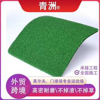 青洲 厂家 户外高尔夫 人造草坪 仿真草皮 草坪地毯 制定果岭草