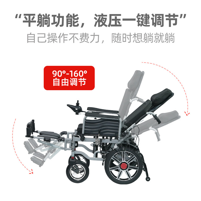 Silla de ruedas eléctrica Xinwang venta al por mayor transfronteriza inteligente automática para ancianos discapacitados, nueva silla de ruedas portátil y multifuncional