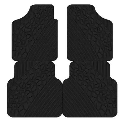 Avtomobil döşəmə paspasları — Mats, Suitable for All Seasons, Wear-Resistant - three-dimensional-effect-no-car-logo-two-front-foot-pads-5065cm-diatom-mud-second-generation