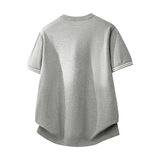 ZH8106-3D夏季百搭T恤休闲短款男装老钱风通勤针织短袖OLO衫，男装针织衫/毛衣，星座614