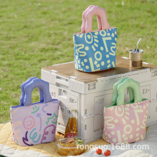 新款手提便当包卡通保温袋铝箔午餐包加厚保温饭盒袋学生便当袋子