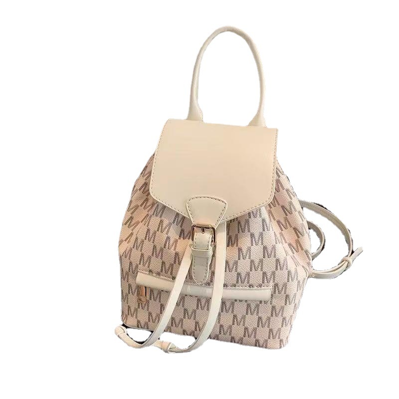 Mochila de hombro impresa de alta calidad para mujeres 2023 nueva moda en línea rojo universal fuera de gran capacidad explosiva