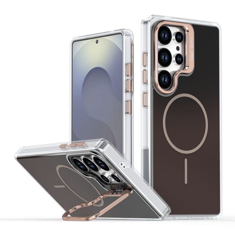 跨境适用三星S25 ULTRA手机壳s25edge炫彩s24磁吸A17双色全包防摔|undefined