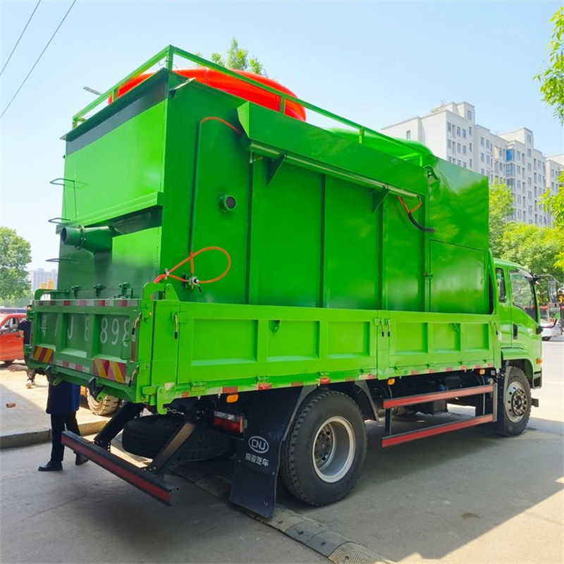 热力公司检修锅炉灰吸尘车  耐高温粉煤灰吸料机  车载无尘吸料机