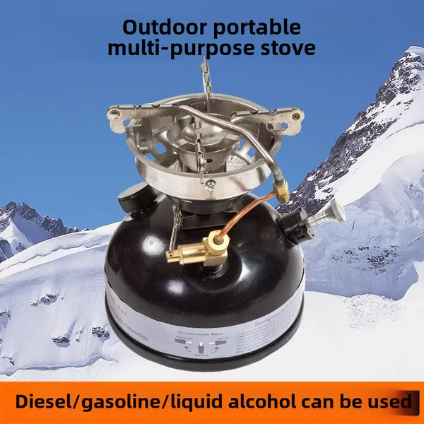 Outdoor Stove Gasoline Diesel Liquid Alcohol Stove Portable Integrated Windproof Hearth Head picnic stove camping field cooker