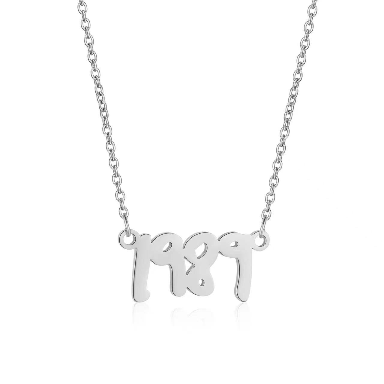 Pendant Necklace Classification 304 Stainless Steel Chain Material 1 Piece Quantity Hip-hop Letter Titanium Steel Plating Gold Plated Pendant Necklace