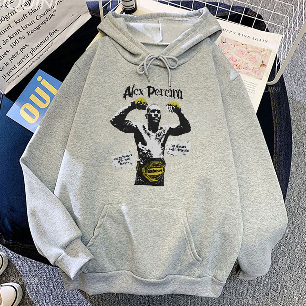 Setwear Gráfico Alex Pereira Hoodies Long Sleeve Winter