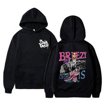 New Rapper Chris Brown Graphic Print Hoodie Men Women Hip Ho