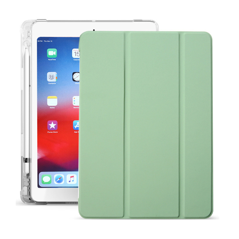 Applicable to ipad10.2 protective case air4/5 soft case pen slot protective case ipad protective case 10.9-inch leather case