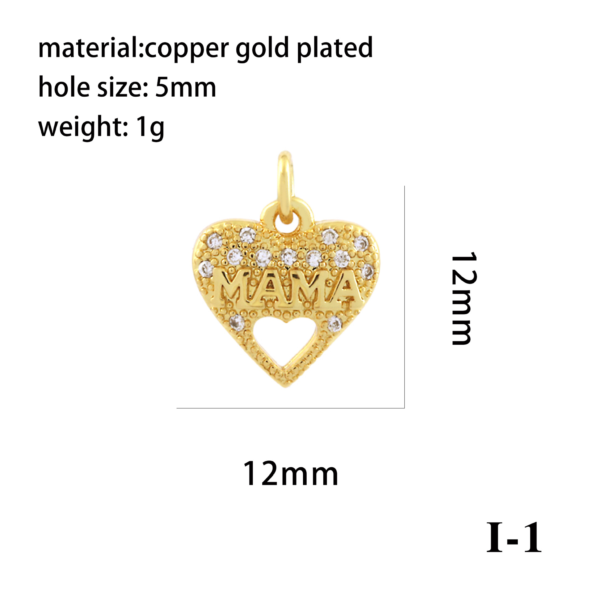 1 Piece Copper Zircon 18K Gold Plated Plating Inlay Pendant display picture 11