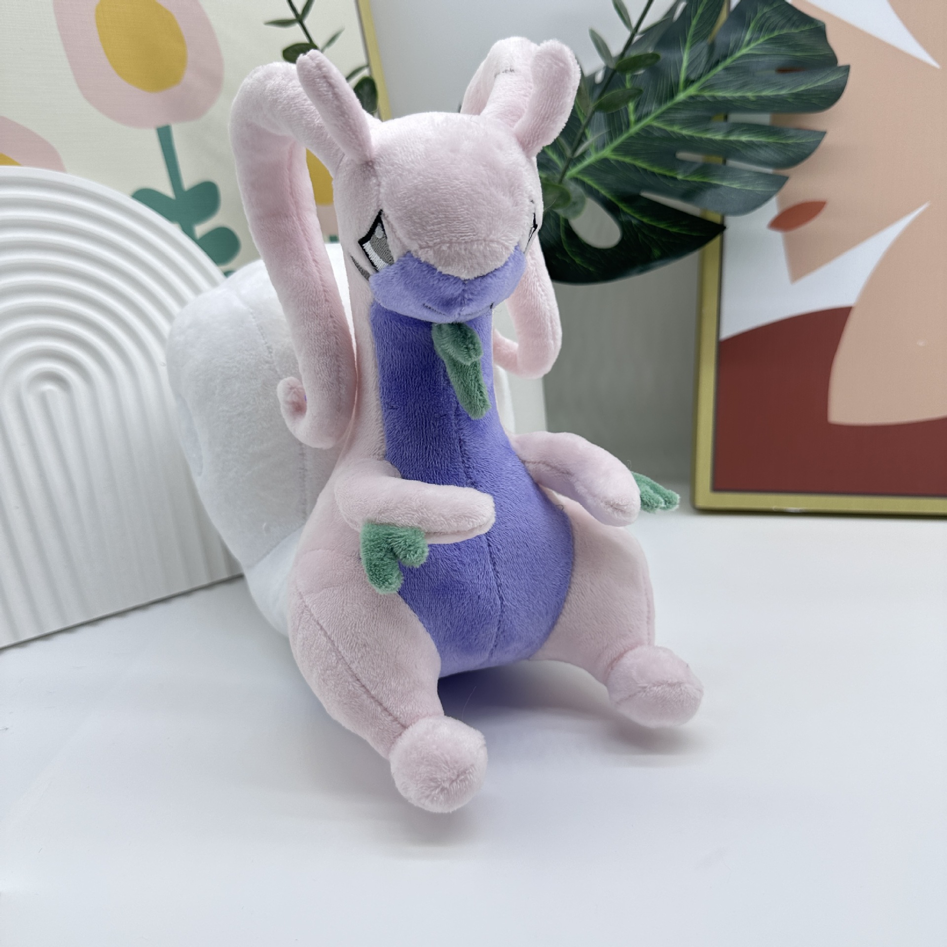Cross border new product Sleeping Vaporeon Plush Water Eevee plush toy doll_voghion.com