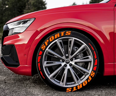 letter stickers pvc rubber – Other Automotive Exterior Supplies - orange-sports-red-series-group-8
