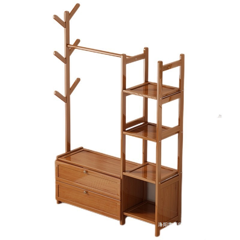 Percha de ropa de piso para dormitorio percha de ropa de casa percha de sombrero estante de ropa no ocupa espacio fácil de almacenar armario