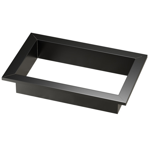 Embedded desktop direct paper disposal cover stainless steel trash can household square kitchen sink commercial