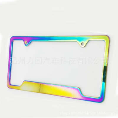 Cross-Border Amazon Us Standard Stainless Steel License plate holder/license plate holder