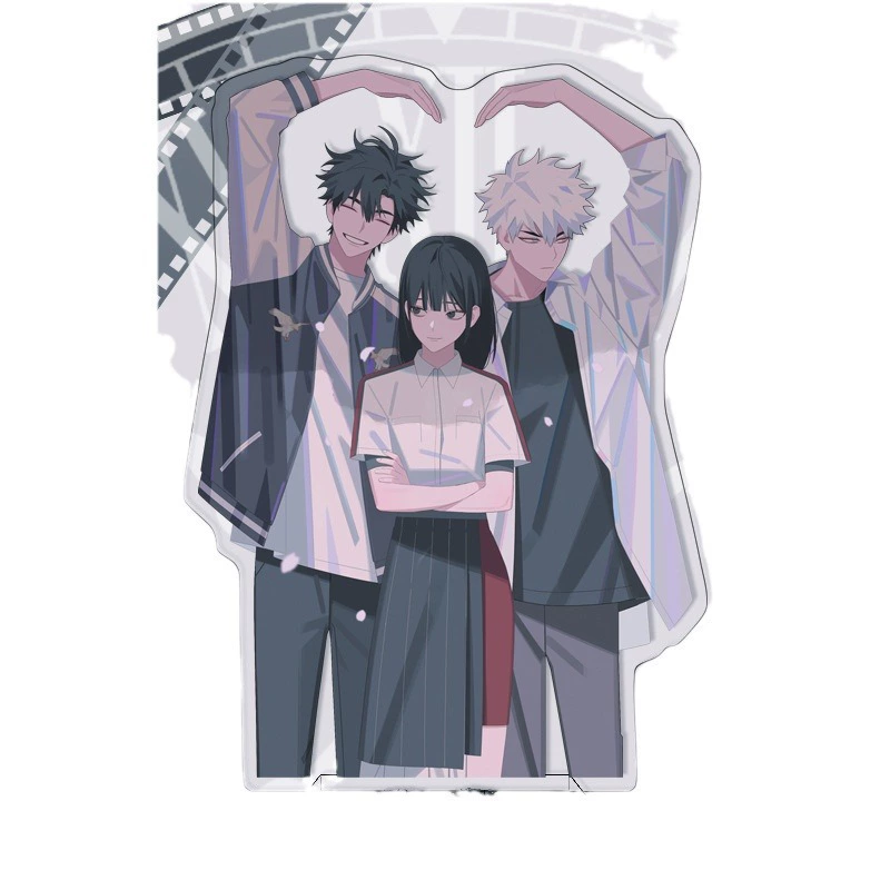 [埘 立 玳䧉 玳䧉 【高] Height 16cm thick 4mm anime acrylic large setting license plate distribution D system