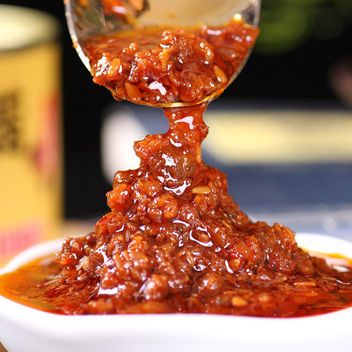 Canned Dogu Beef Sauce Bibimbap Special Spicy Noodle Sauce Commercial Wholesale Five-Spice Matsutake Yunnan Yak Beef Sauce