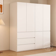 特价实木衣柜家用卧室出租房耐用欧式小户型多层环保带抽屉大衣橱
