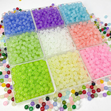 4mm6mm玻璃珠散批手工diy饰品珠宝手串配珠串珠散珠琉璃珠珠子