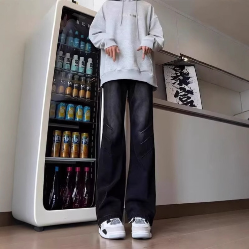 Men's Summer New Trend American Vibe Retro Straight Leg Wide Leg Pants