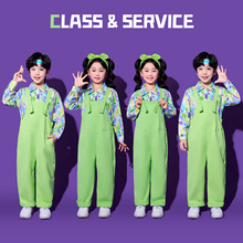 儿童啦啦队演出服小学生校运动会开幕式班服套装亲子装集体舞表演