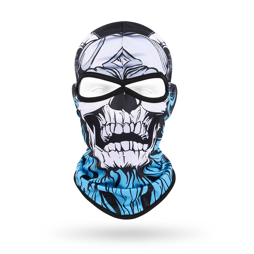 Motocicleta bicicleta equipo sudor absorbente transpirable cráneo cubierta deportes al aire libre collar ciclismo pesca máscara de protección solar