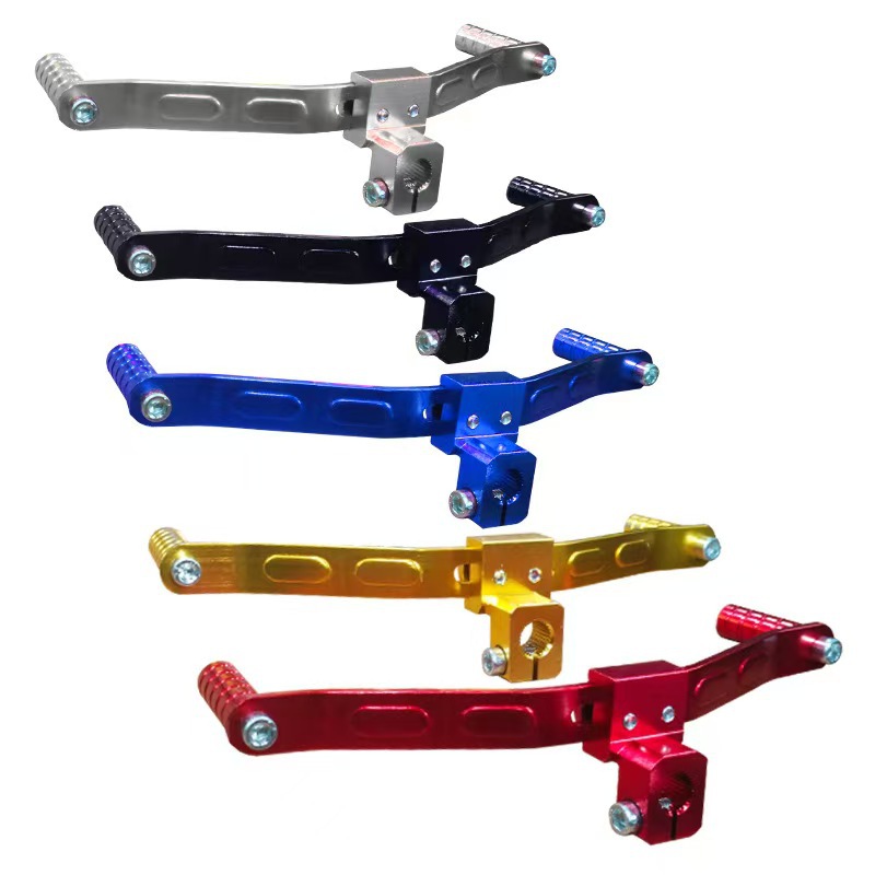 Wholesale in-stock motorcycle modified aluminum alloy dual-shift lever, available in four colors