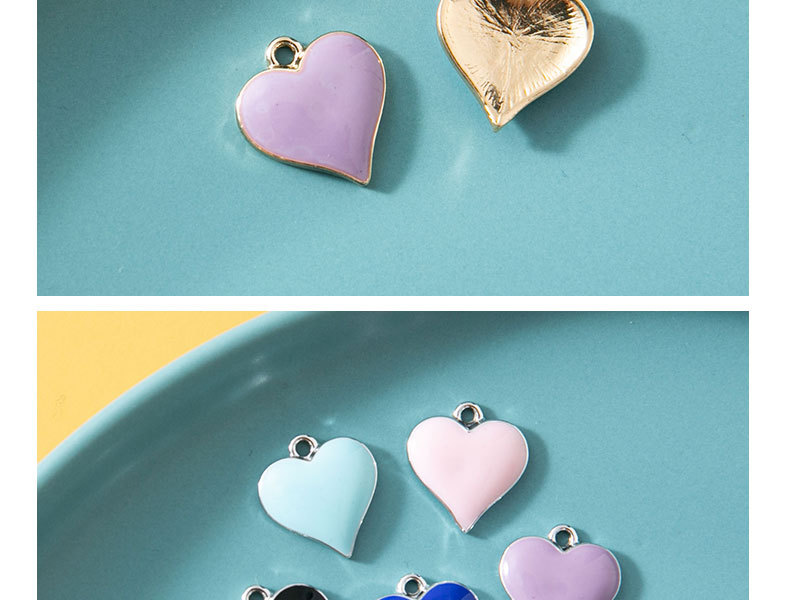 Pendant Jewelry Making Type 10 PCS/Package Alloy Heart Shape Pendant