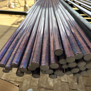 Factory Direct Sales Iron-Coated Plastic Heat Transfer Rose Gold Curtain Rod Curtain Track Curtain Accessories